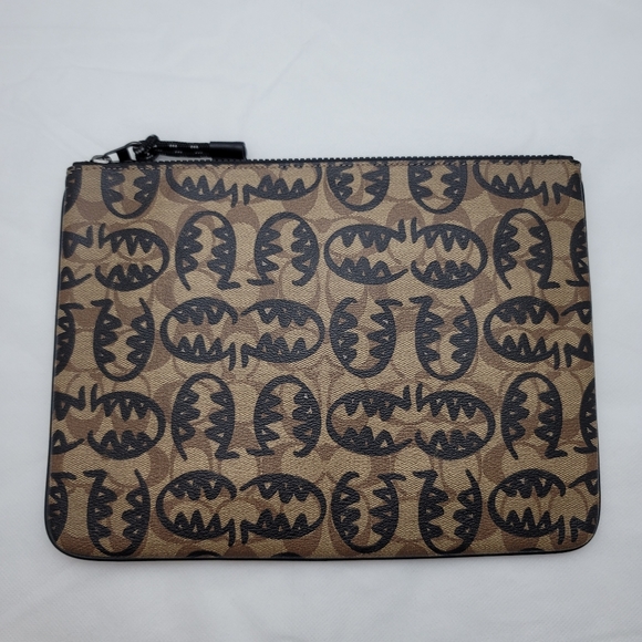 Coach Other - *Sample* Coach Large Pouch In Signature Canvas With Rexy By Guang Yu